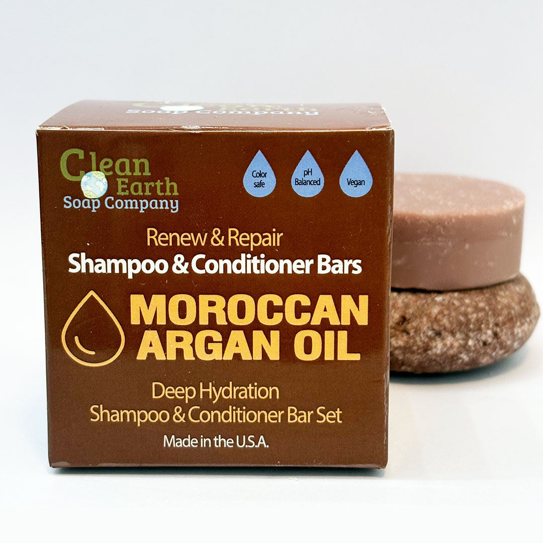 Moroccan Oil Shampoo & Conditioner Bar Set