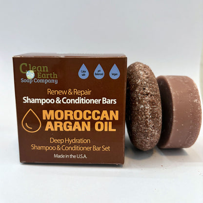 Moroccan Oil Shampoo & Conditioner Bar Set