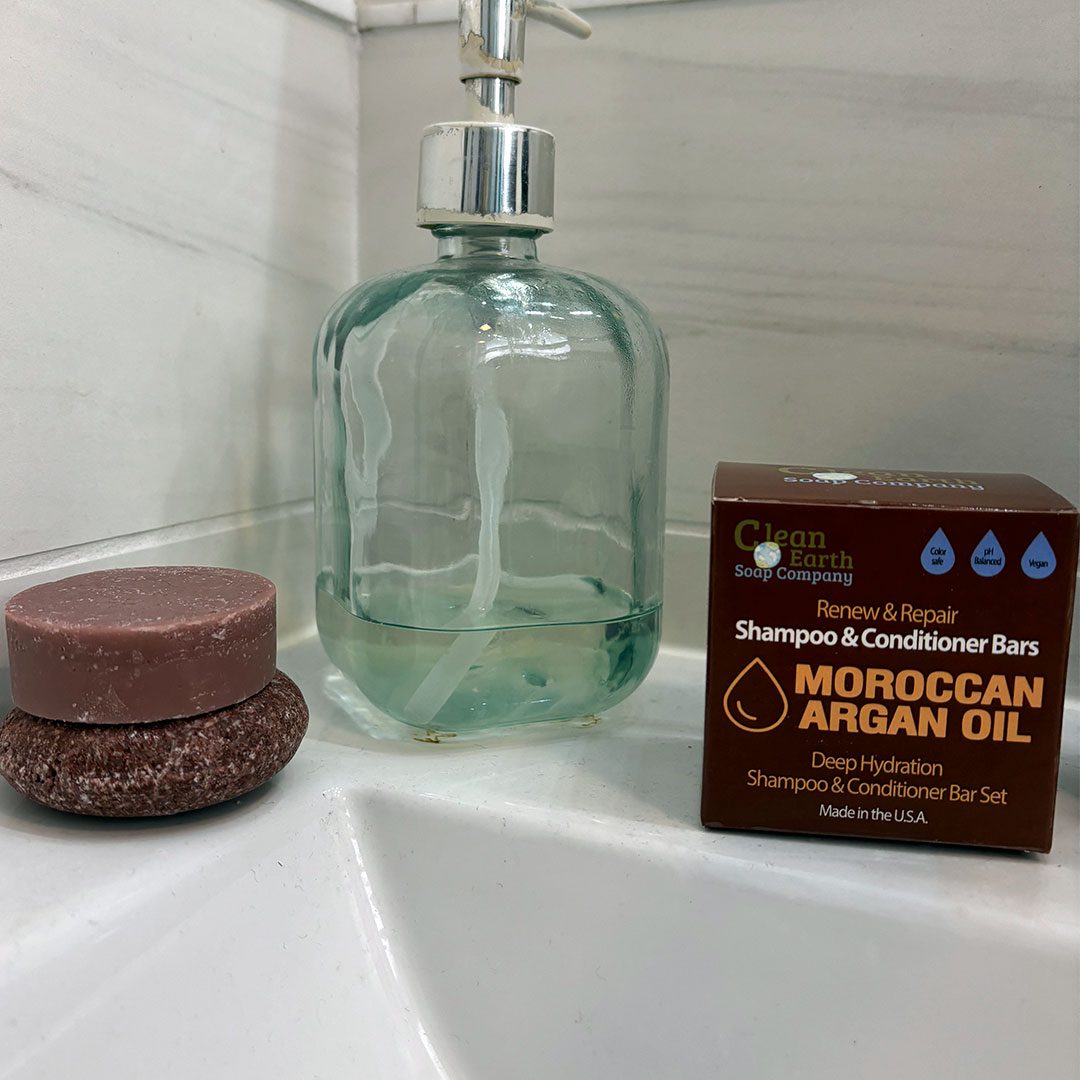 Moroccan Oil Shampoo & Conditioner Bar Set - Image 3